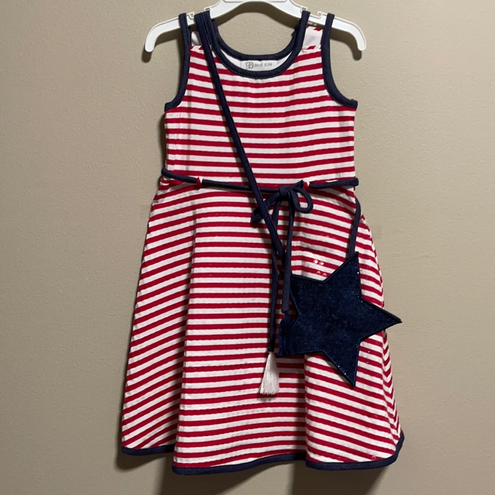 Bonnie Jean Stars & Stripes Sequin Dress - Picture 2 of 10